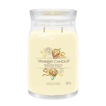 Yankee Candle Signature 567g - Banoffee Waffle - Duftkerze großes Glas